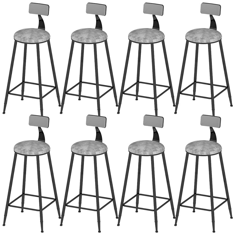 Industrial Counter and Bar Stool Armless Counter Height Stools