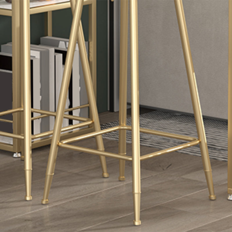 Industrial Counter and Bar Stool Armless Counter Height Stools
