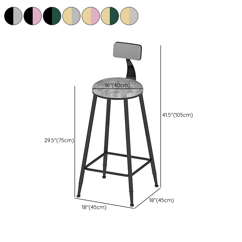 Industrial Counter and Bar Stool Armless Counter Height Stools for Bristol