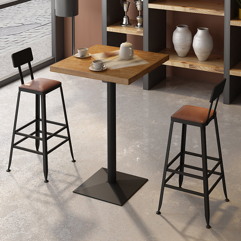 Contemporary Counter Height Stools Low Back Counter Chair for Restaurant
