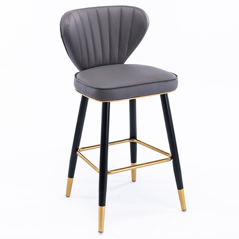 Industrial Counter Chair Low Back Counter Height Stools for Restaurant