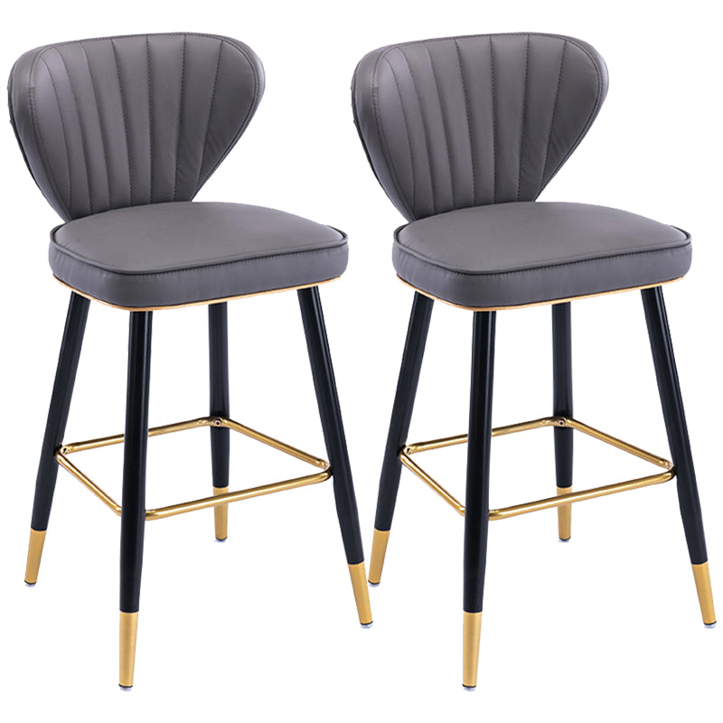 Industrial Counter Chair Low Back Counter Height Stools for Restaurant