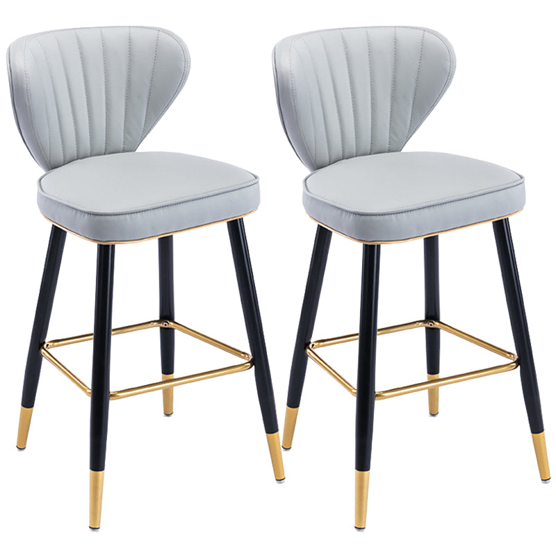 Industrial Counter Chair Low Back Counter Height Stools for Restaurant