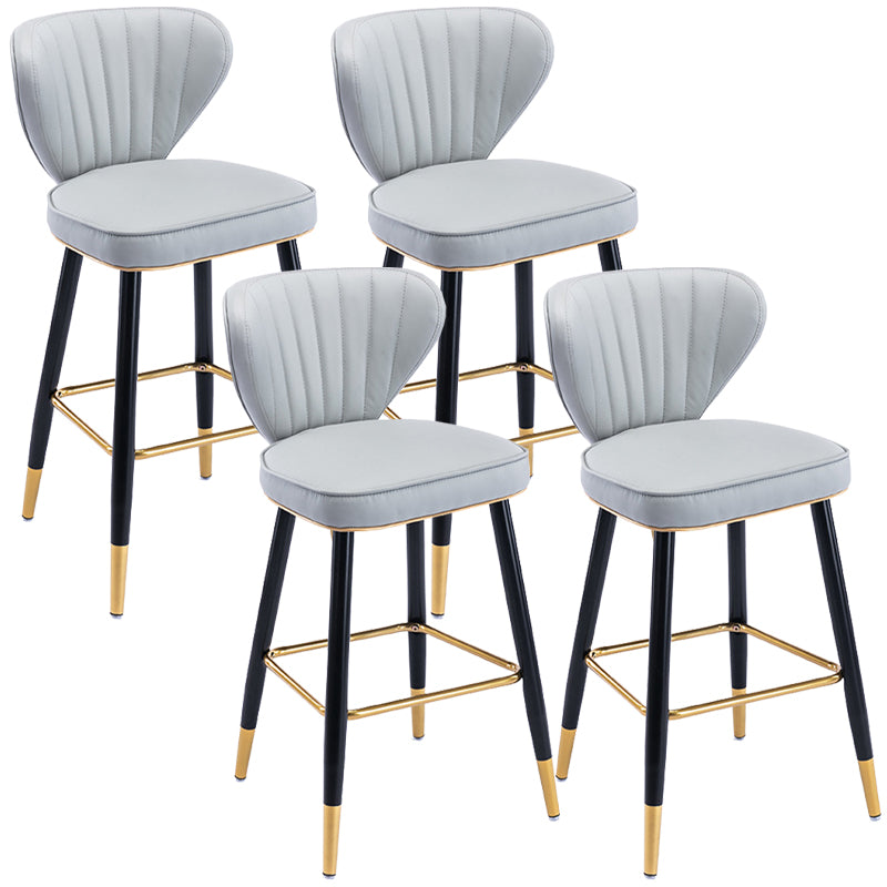 Industrial Counter Chair Low Back Counter Height Stools for Restaurant