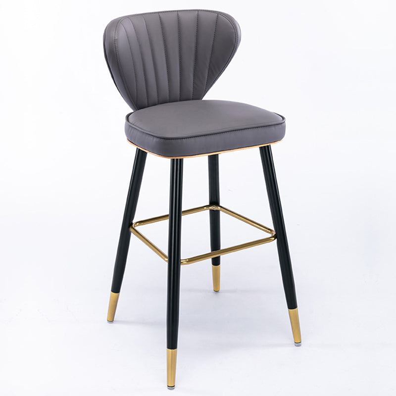 Industrial Counter Chair Low Back Counter Height Stools for Restaurant