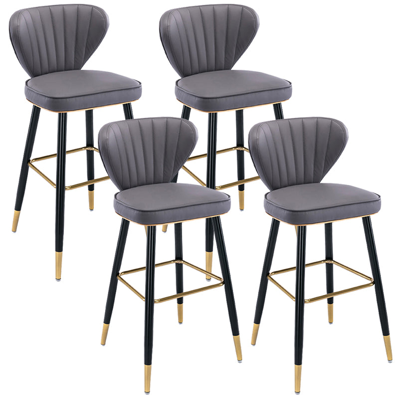 Industrial Counter Chair Low Back Counter Height Stools for Restaurant