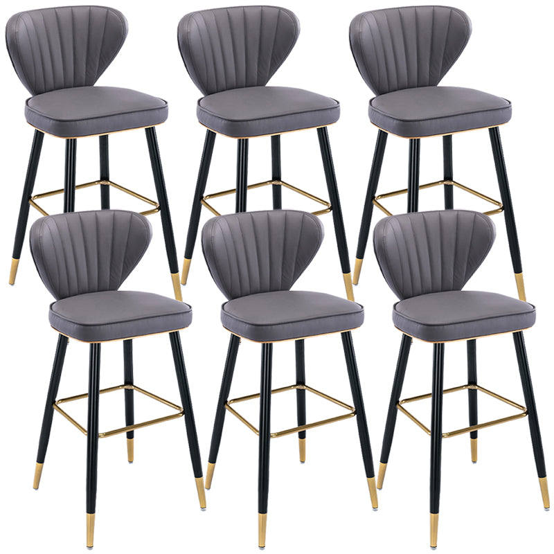 Industrial Counter Chair Low Back Counter Height Stools for Restaurant