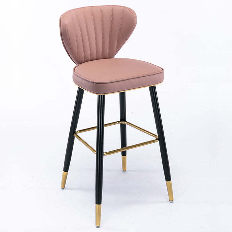 Industrial Counter Chair Low Back Counter Height Stools for Restaurant