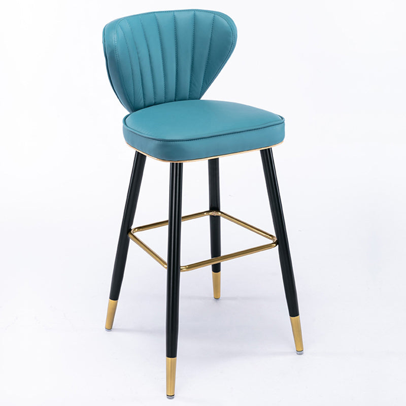 Industrial Counter Chair Low Back Counter Height Stools for Restaurant