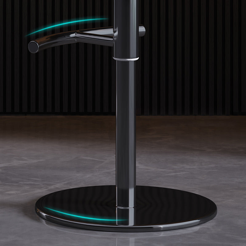 Industrial Style Adjustable Bar Stool Low Back Counter Bar Stool for Home