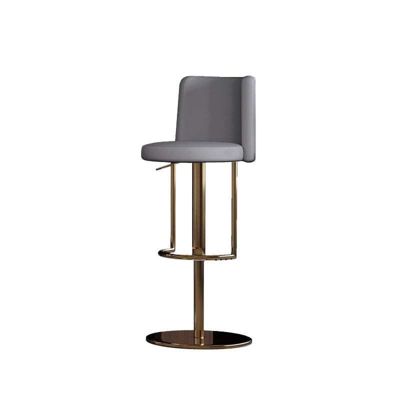 Industrial Adjustable Bar Stool Low Back Counter Bar Stool for Home
