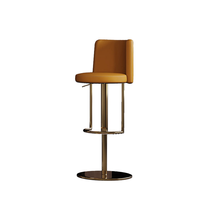 Industrial Adjustable Bar Stool Low Back Counter Bar Stool for Home