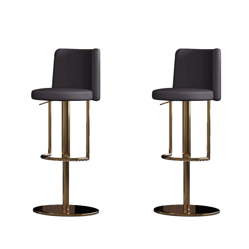 Industrial Adjustable Bar Stool Low Back Counter Bar Stool for Home