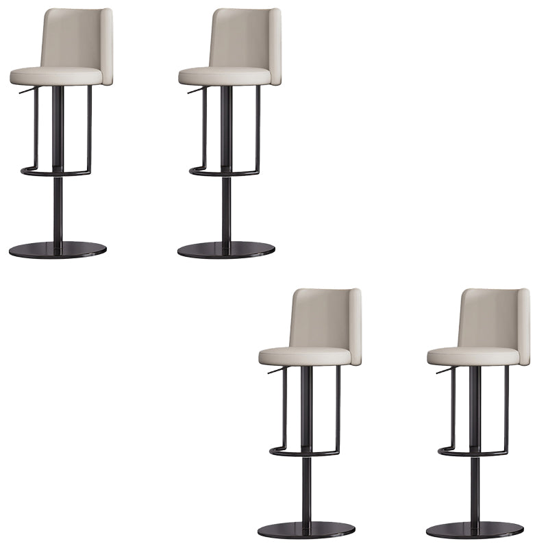 Industrial Adjustable Bar Stool Low Back Counter Bar Stool for Home