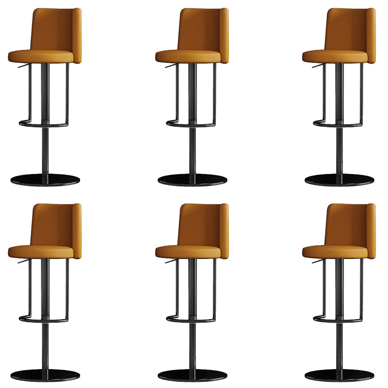Industrial Adjustable Bar Stool Low Back Counter Bar Stool for Home