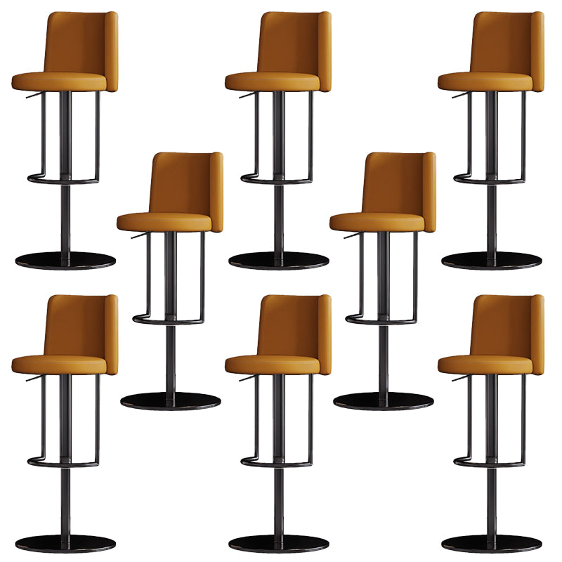Industrial Adjustable Bar Stool Low Back Counter Bar Stool for Home
