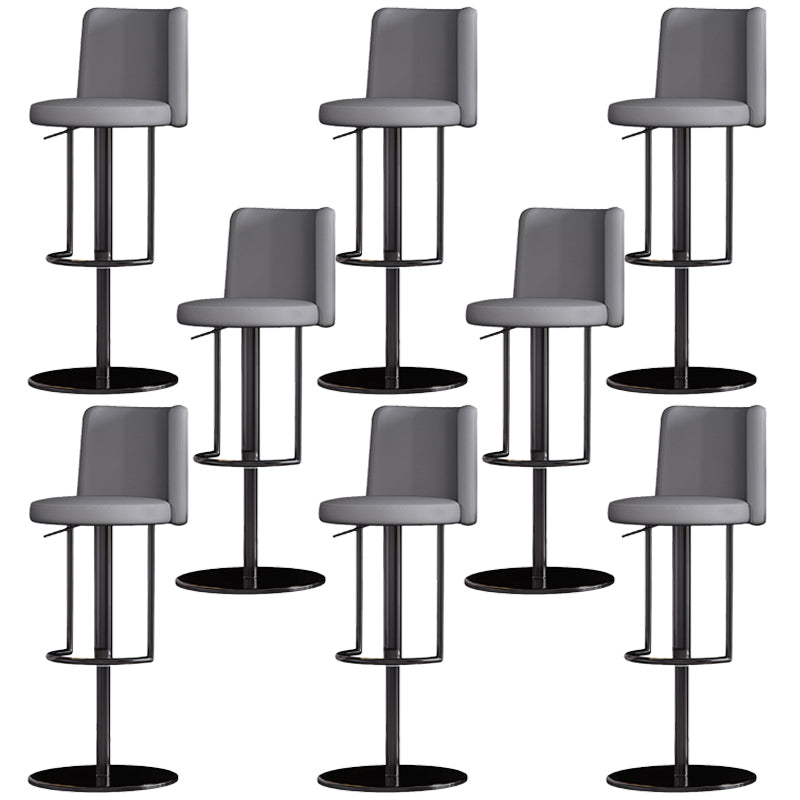 Industrial Adjustable Bar Stool Low Back Counter Bar Stool for Home