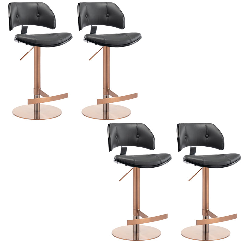 Industrial Rotatable Bar Stool Low Back Counter Bar Stool for Home