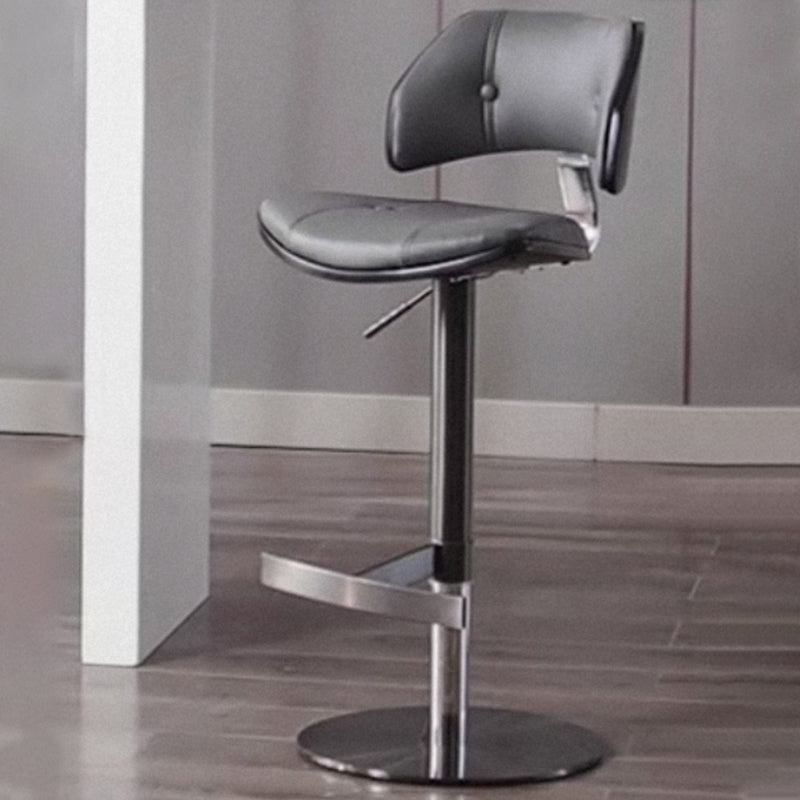 Industrial Rotatable Bar Stool Low Back Counter Bar Stool for Home