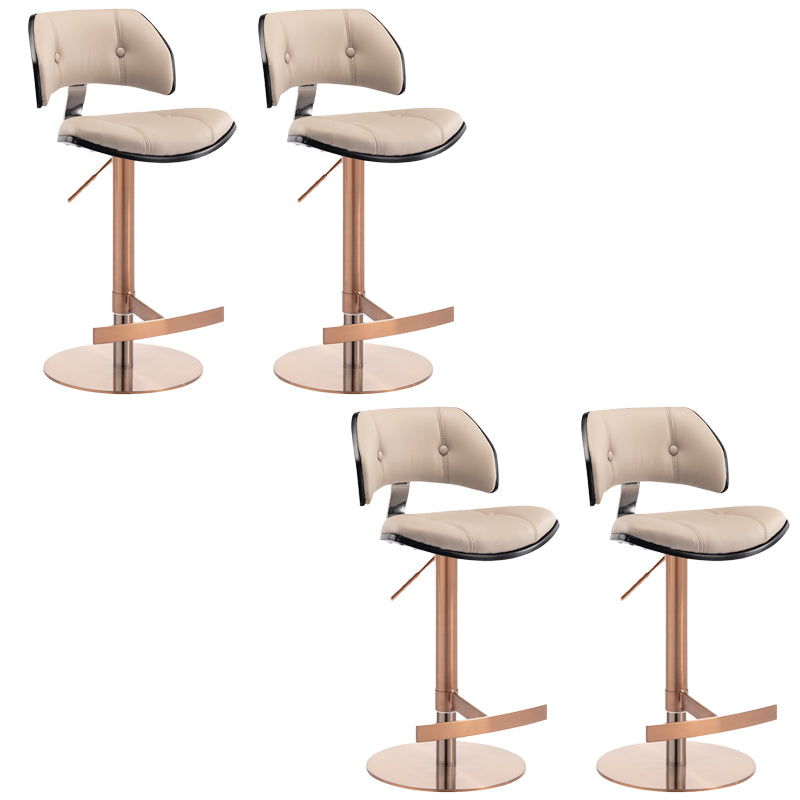 Industrial Rotatable Bar Stool Low Back Counter Bar Stool for Home