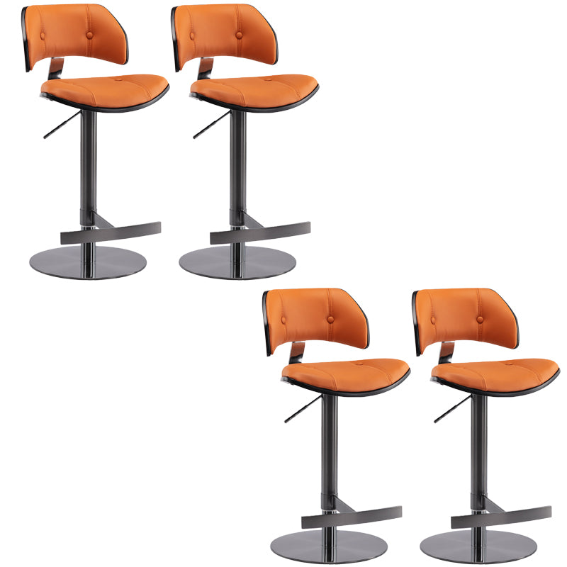 Industrial Rotatable Bar Stool Low Back Counter Bar Stool for Home