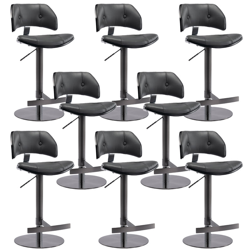 Industrial Rotatable Bar Stool Low Back Counter Bar Stool for Home