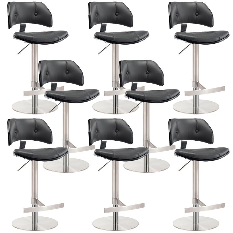 Industrial Rotatable Bar Stool Low Back Counter Bar Stool for Home