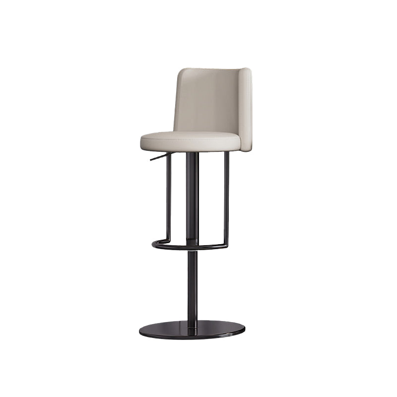 Industrial Adjustable Bar Stool Low Back Counter Bar Stool for Kitchen