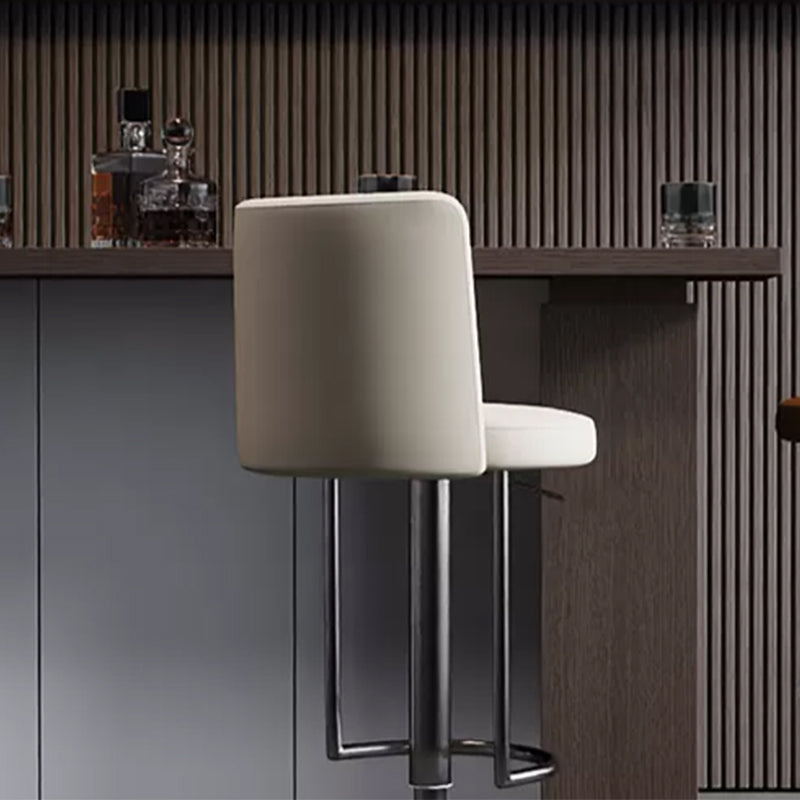 Industrial Adjustable Bar Stool Low Back Counter Bar Stool for Kitchen
