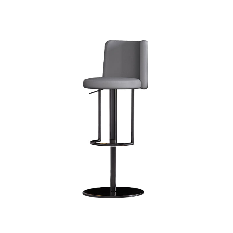 Industrial Adjustable Bar Stool Low Back Counter Bar Stool for Kitchen