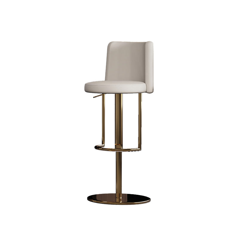 Industrial Adjustable Bar Stool Low Back Counter Bar Stool for Kitchen