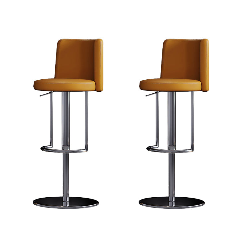 Industrial Adjustable Bar Stool Low Back Counter Bar Stool for Kitchen