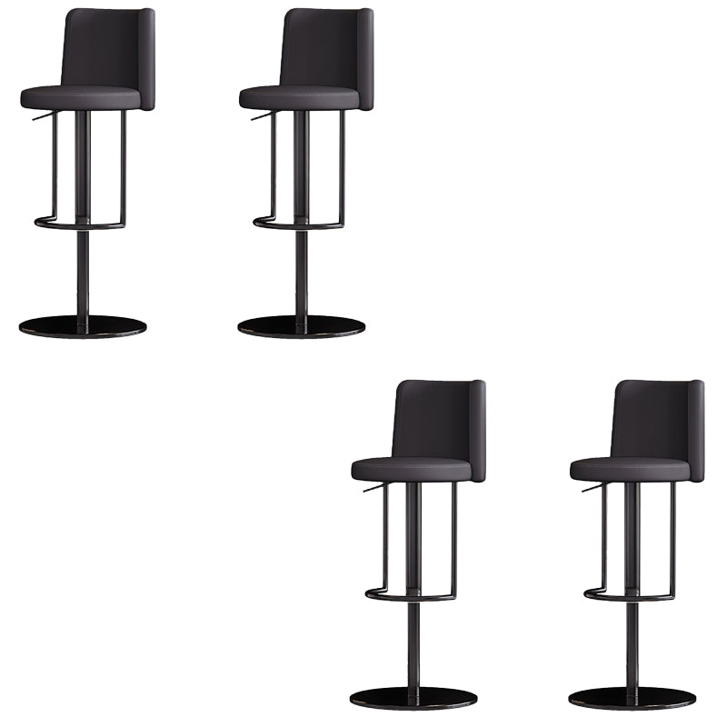 Industrial Adjustable Bar Stool Low Back Counter Bar Stool for Kitchen