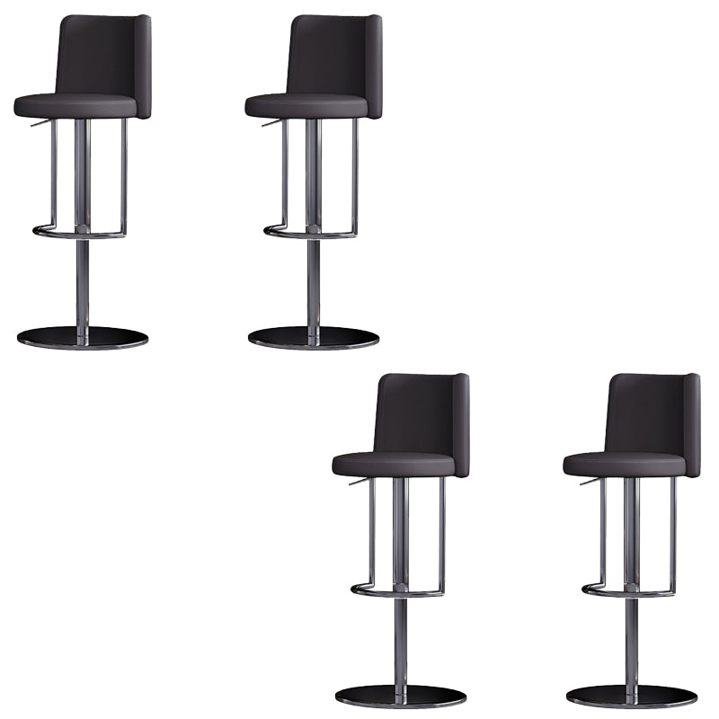 Industrial Adjustable Bar Stool Low Back Counter Bar Stool for Kitchen