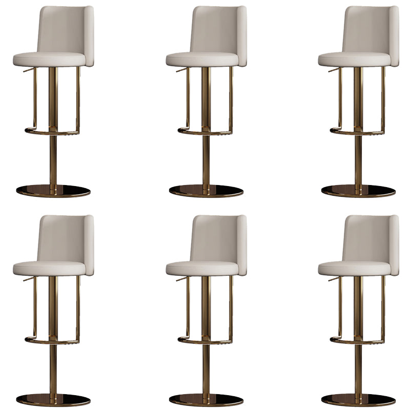 Industrial Adjustable Bar Stool Low Back Counter Bar Stool for Kitchen