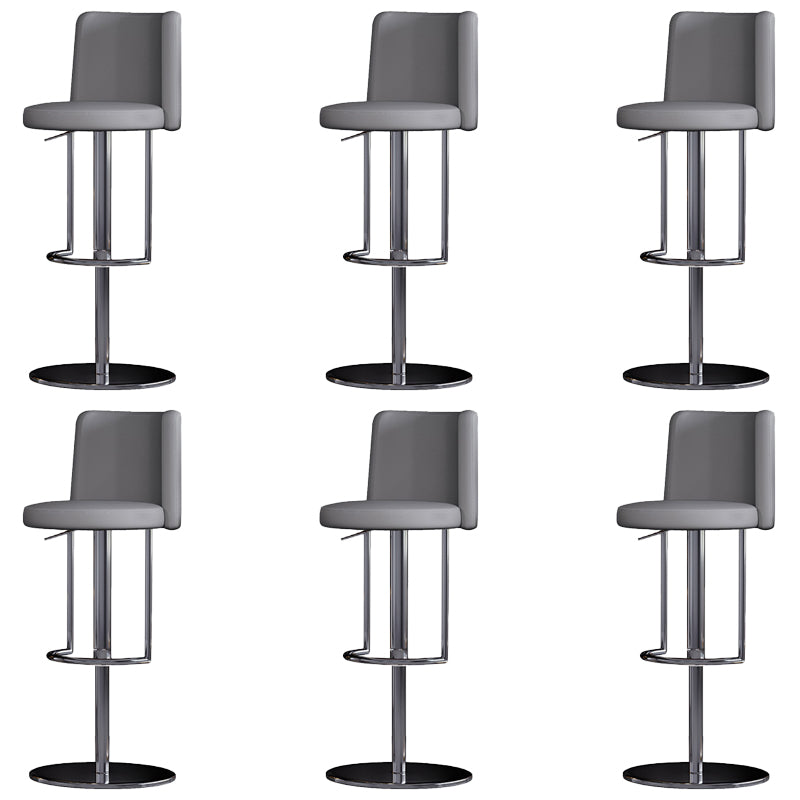 Industrial Adjustable Bar Stool Low Back Counter Bar Stool for Kitchen