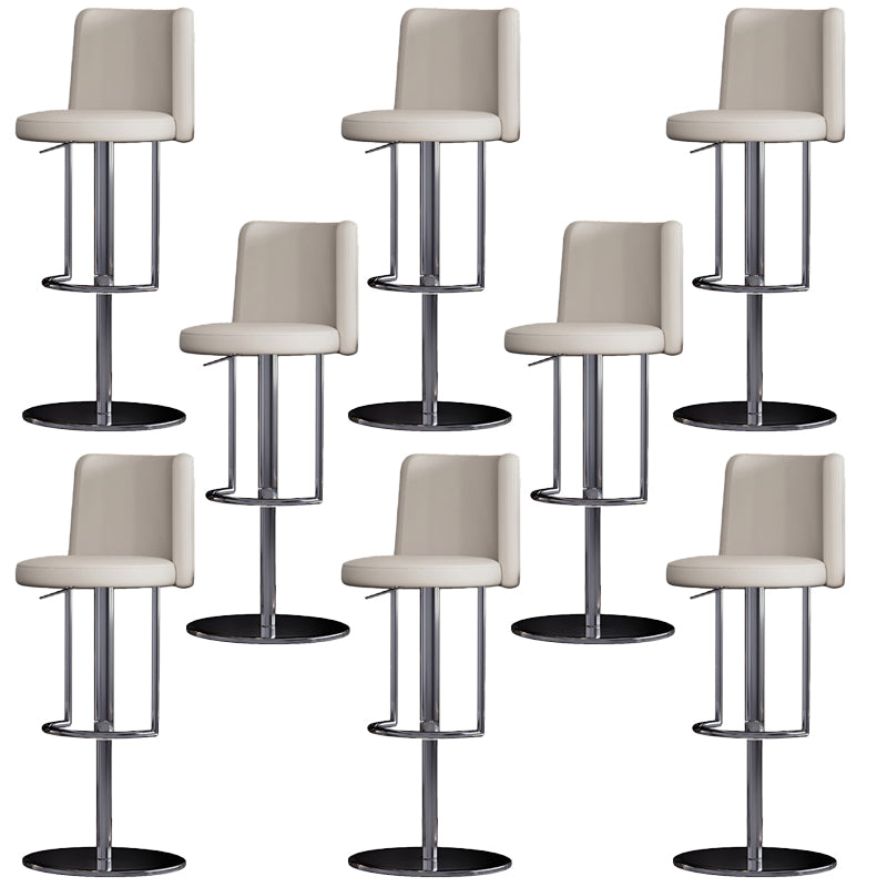 Industrial Adjustable Bar Stool Low Back Counter Bar Stool for Kitchen