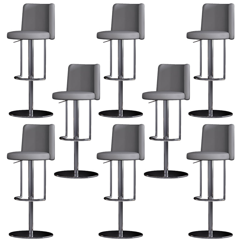 Industrial Adjustable Bar Stool Low Back Counter Bar Stool for Kitchen