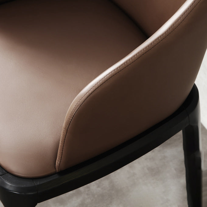 Upholstered Dining Chairs Parsons Chairs with Solid Wood Base