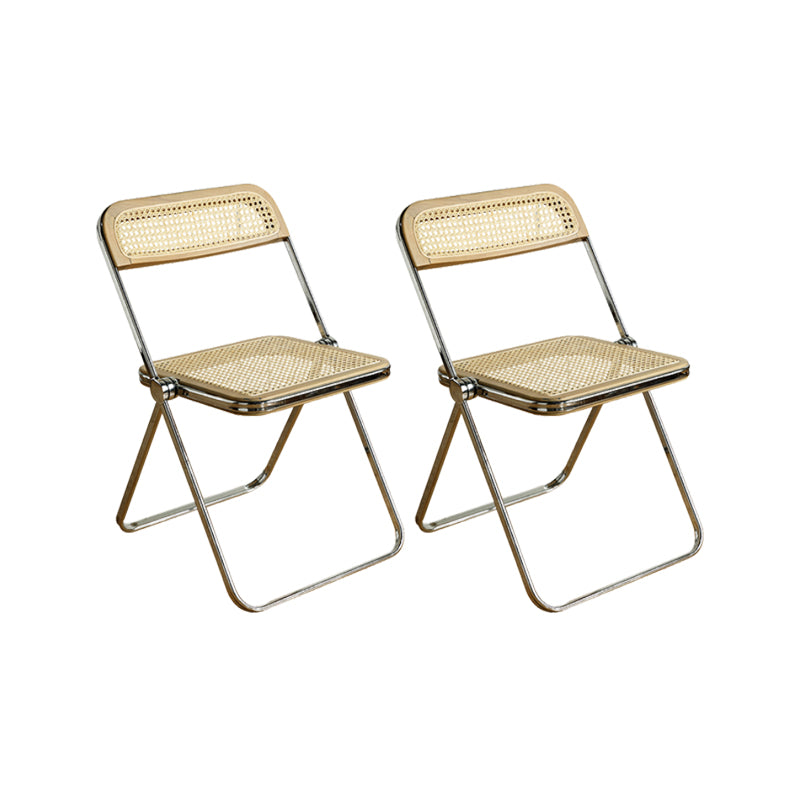 Industrial Side Chair Metal Folding Indoor Dining Chair for Home