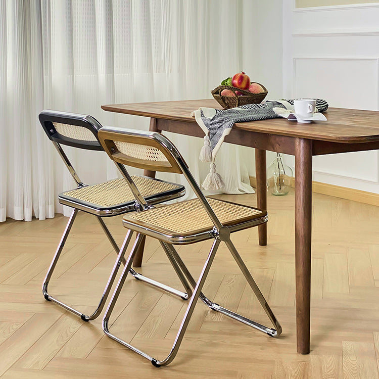 Industrial Side Chair Metal Folding Indoor Dining Chair for Home