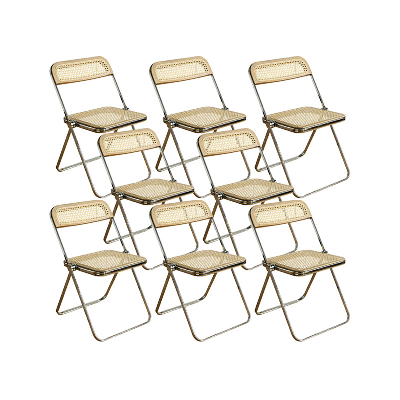 Industrial Side Chair Metal Folding Indoor Dining Chair for Home