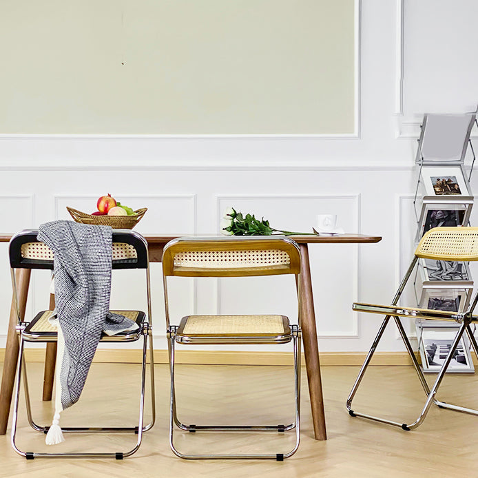 Industrial Side Chair Metal Folding Indoor Dining Chair for Home