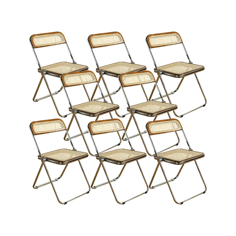 Industrial Side Chair Metal Folding Indoor Dining Chair for Home