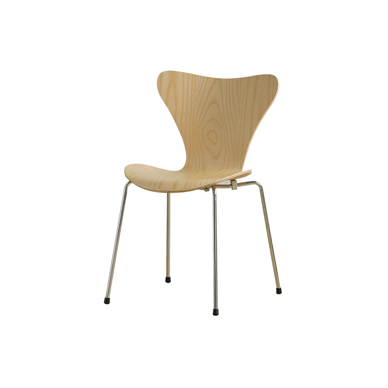 Industrial Style Side Chair Wooden Indoor Dining Chair for Home
