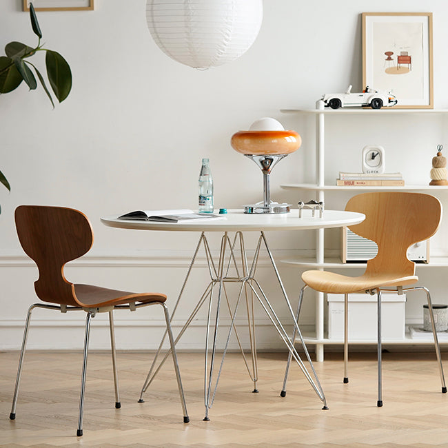 Industrial Style Side Chair Wooden Indoor Dining Chair for Home