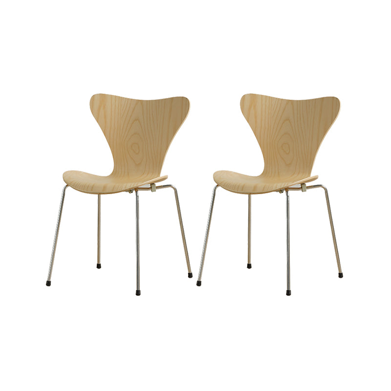 Industrial Style Side Chair Wooden Indoor Dining Chair for Home