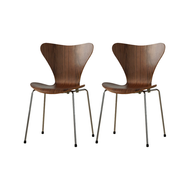 Industrial Style Side Chair Wooden Indoor Dining Chair for Home