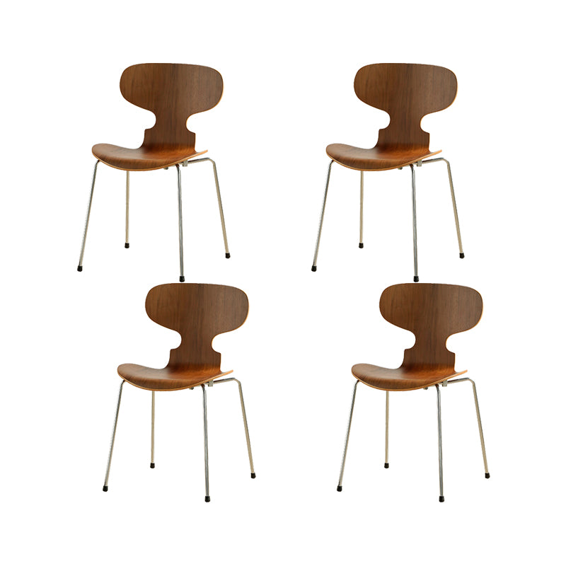 Industrial Style Side Chair Wooden Indoor Dining Chair for Home