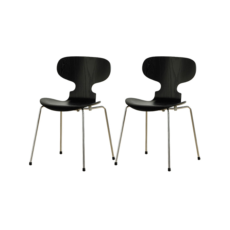 Industrial Style Side Chair Wooden Indoor Dining Chair for Home